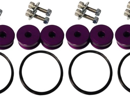 Torque Solution Billet Bumper Quick Release Kit Combo (Purple): Universal Online now