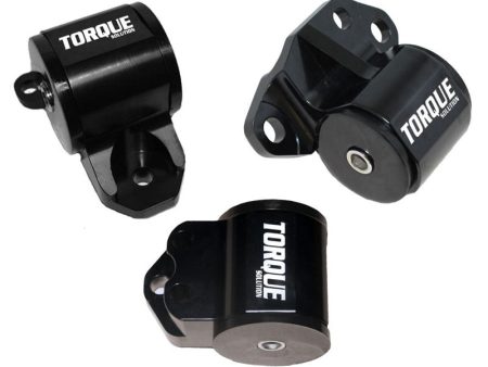 Torque Solution 3pc Billet Engine Mount Kit (3 Bolt): 92-95 Honda Civic 94-01 Integra 93-97 Del Sol Discount