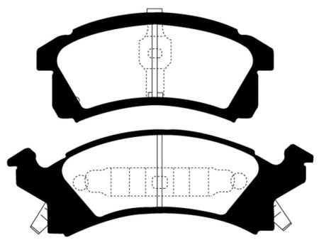 EBC 91-95 Buick Skylark 2.3 Redstuff Front Brake Pads Cheap