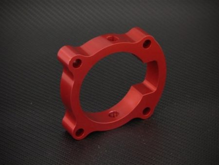 Torque Solution Throttle Body Spacer (Red): Hyundai Genesis Coupe 2.0T 10-12 Online