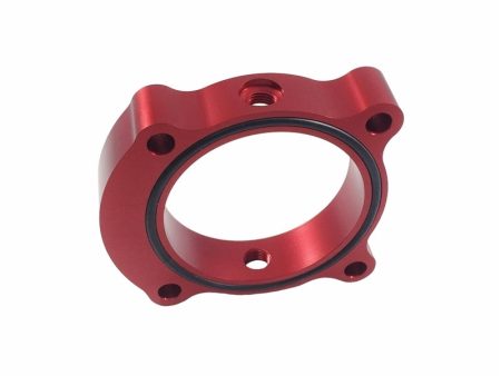 Torque Solution Throttle Body Spacer (Red): Kia Optima 2.0T Supply