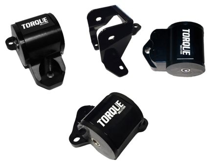 Torque Solution Billet Aluminum Mount Kit (3 Bolt): 96-00 Honda Civic EK B D-Series Online now