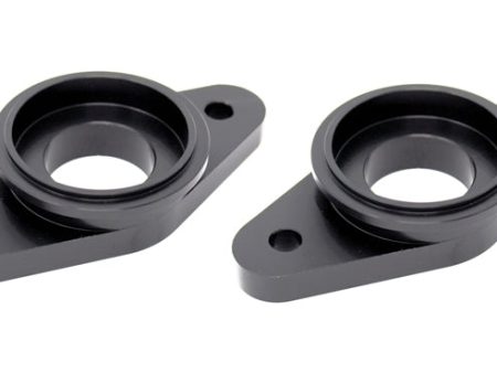 Torque Solution Billet Stock to Tial Blowoff Valve Adapter (Black): Nissan GTR R35 ALL Online