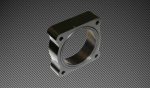 Torque Solution Throttle Body Spacer 2013 Ford Focus ST - Black Online Hot Sale