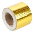 Torque Solution Gold Reflective Heat Tape 1.5in x 15ft Discount