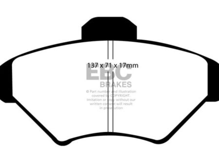 EBC 94-98 Ford Mustang 3.8 Redstuff Front Brake Pads Sale