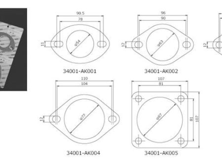 HKS Gasket 85mm Universal EX (2pcs) Discount