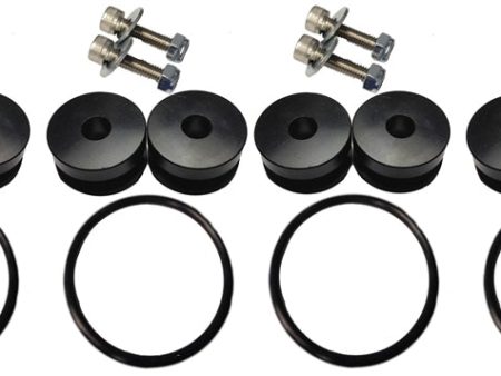 Torque Solution Billet Bumper Quick Release Kit Combo (Black): Universal Hot on Sale