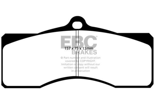 EBC 68-69 Chevrolet Camaro (1st Gen) 4.9 Redstuff Front Brake Pads Sale