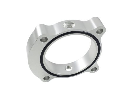 Torque Solution Throttle Body Spacer (Silver): 2013+ Hyundai Genesis Coupe 2.0T Sale