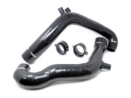 Torque Solution Turbo Inlet Hose Black - 10-12 Porsche 997.2 Turbo   Turbo S Supply