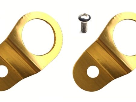 Torque Solution Radiator Mount Combo (Gold) : Mitsubishi Evolution 7 8 9 Supply