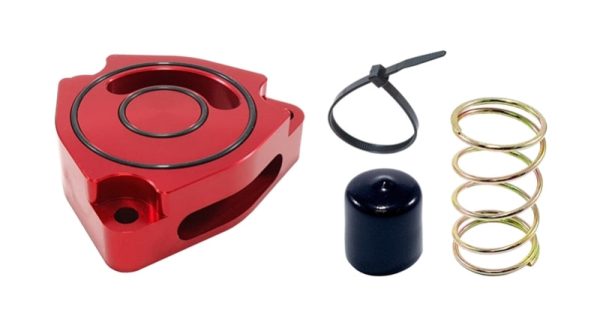 Torque Solution Blow Off BOV Sound Plate (Red) 14+ Kia Forte Koup Turbo on Sale