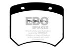 EBC 03-04 Morgan Aero 8 4.4 Redstuff Rear Brake Pads Hot on Sale