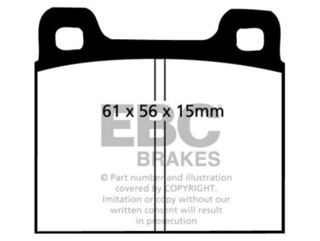 EBC 73-77 Porsche 911 2.7L Redstuff Front Rear Brake Pads Online Hot Sale