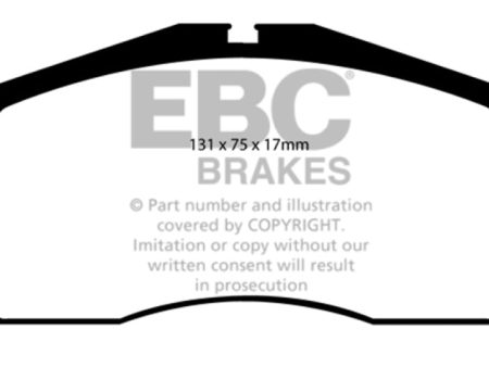 EBC 92-95 Porsche 928 5.4 Greenstuff Front Brake Pads Cheap