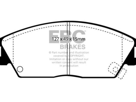 EBC 95-99 Hyundai Accent Greenstuff Front Brake Pads Sale