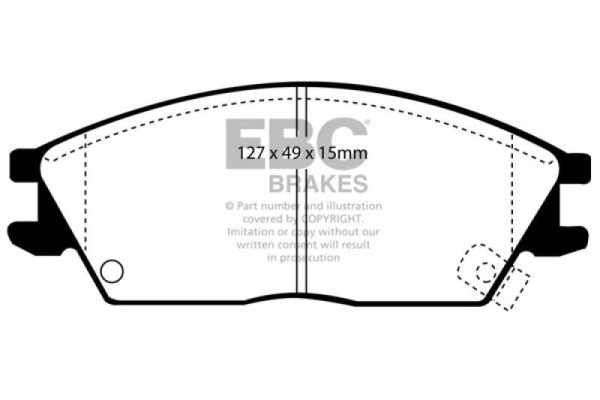 EBC 95-99 Hyundai Accent Greenstuff Front Brake Pads Sale