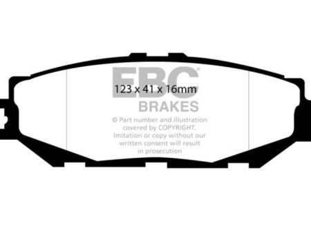 EBC 93-94 Lexus LS400 4.0 Redstuff Rear Brake Pads Online Hot Sale