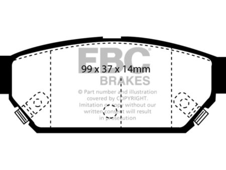 EBC 93-96 Eagle Summit 1.5 Greenstuff Rear Brake Pads on Sale