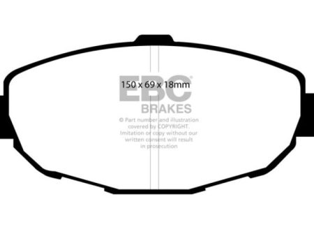 EBC 99-01 Lexus SC300 3.0 Redstuff Front Brake Pads For Sale