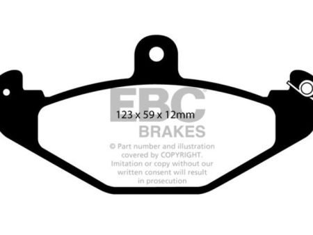 EBC 08+ Lotus 2-Eleven 1.8 Supercharged Greenstuff Rear Brake Pads For Cheap