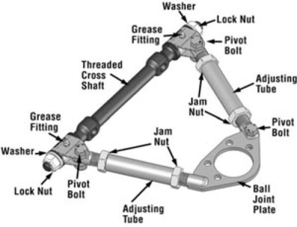 SPC Performance GM Mid Size Metric Pro Series Front Adjustable Upper Control Arm (Race Only) Hot on Sale