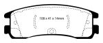 EBC 08-09 Buick Allure (Canada) 5.3 Redstuff Rear Brake Pads Hot on Sale