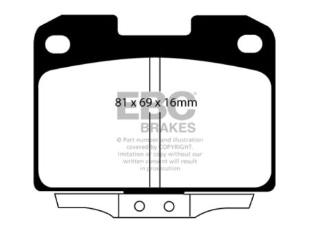 EBC 94-96 Dodge Stealth 3.0 4WD Redstuff Rear Brake Pads For Sale