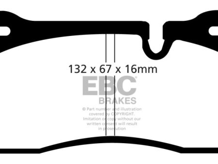 EBC 08-17 Audi R8   04-14 Lamborghini Gallardo Redstuff Rear Brake Pads For Sale