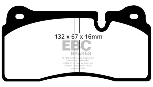 EBC 08-17 Audi R8   04-14 Lamborghini Gallardo Redstuff Rear Brake Pads For Sale