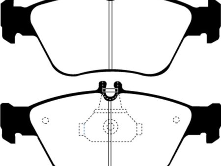 EBC 99-01 Mercedes-Benz C230 (W202) 2.3 Redstuff Front Brake Pads For Cheap