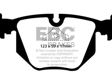 EBC 94-96 BMW 840 4.0 (E31) Greenstuff Rear Brake Pads For Cheap