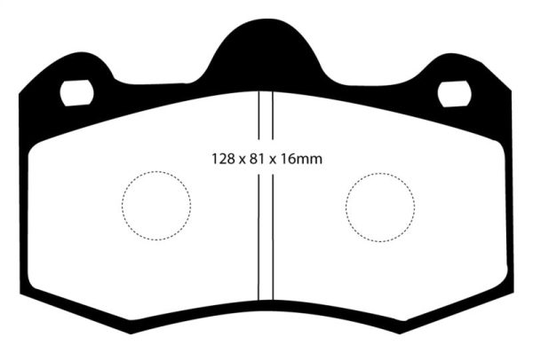 EBC 10+ Lotus Evora 3.5 Redstuff Front Brake Pads Online Hot Sale