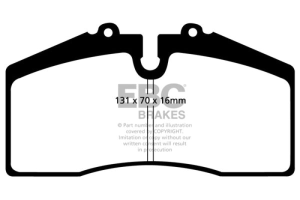 EBC 05+ Ford Saleen Mustang Brembo front calipers Redstuff Front Brake Pads Supply