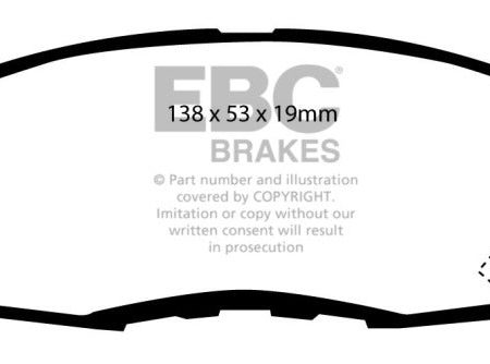 EBC 97 Acura CL 2.2 Greenstuff Front Brake Pads For Cheap