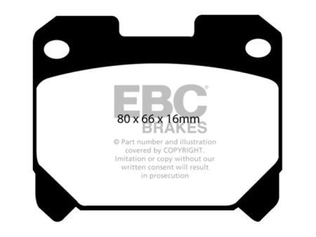 EBC 93-98 Toyota Supra 3.0 Twin Turbo Redstuff Rear Brake Pads For Cheap