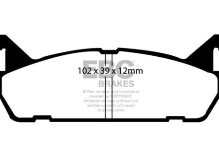 EBC 91-96 Ford Escort 1.8 Greenstuff Rear Brake Pads For Cheap