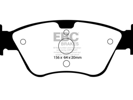 EBC 03-08 Chrysler Crossfire 3.2 Redstuff Front Brake Pads For Discount