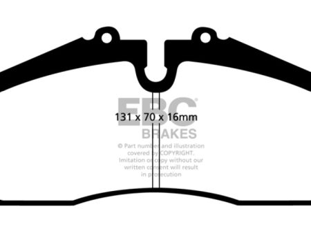 EBC 05+ Ford Saleen Mustang Brembo front calipers Redstuff Front Brake Pads Supply