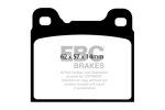 EBC 91-93 Volvo 740 2.3 (ABS) (Girling) Redstuff Rear Brake Pads Cheap