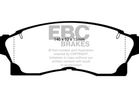 EBC 91-92 Toyota MR2 2.0 Turbo Greenstuff Front Brake Pads Supply